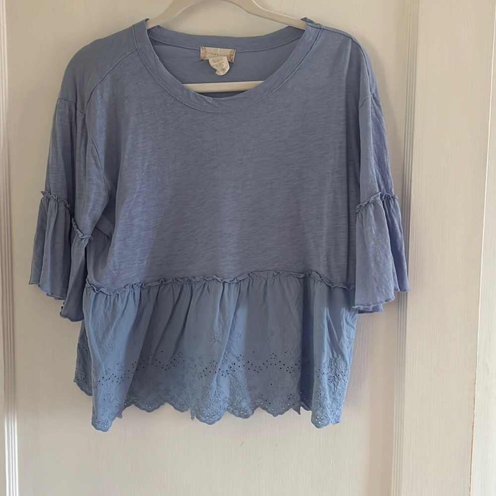 Blue Denise Top- Altar’d State